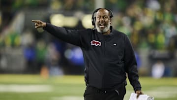 Maryland Terrapins head coach Mike Locksley. Mandatory Credit: Troy Wayrynen-Imagn Images