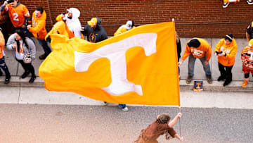 The Vol Walk before a college football game between Tennessee and UTEP at Neyland Stadium in Knoxville, Tenn., Saturday, Nov. 23, 2024.
