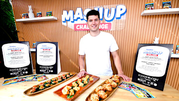 Nick DiGiovanni participating in the StarKist Mashup Challenge