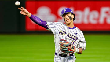 Puyallup senior Mason Pike, SBLive's Washington state all-state baseball player of the year for 2024 and an Oregon State commit, has helped the Vikings maintain a spot inside our top 10.