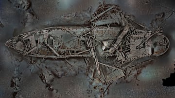 The 'Endurance' wreck in 2022.