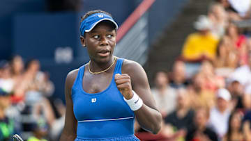 Victoria Mboko defeats Coco Gauff in Montreal.