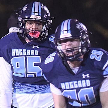 Hoggard beat Rolesville 40-14 in Round 3 of the 2025 NCHSAA playoffs Friday Nov. 22, 2025 in Wilmington, N.C.