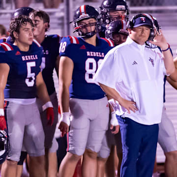 Teurlings Catholic coach Michael Courville