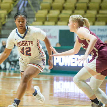Lafayette Christian Academy takes down St Thomas Aquinas 48-39 to win the LHSAA State Basketball Championship. Saturday, March 6, 2021.