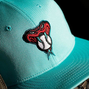 Arizona Diamondbacks spring training cap at Salt River Fields at Talking Stick near Scottsdale on Feb. 20, 2024.