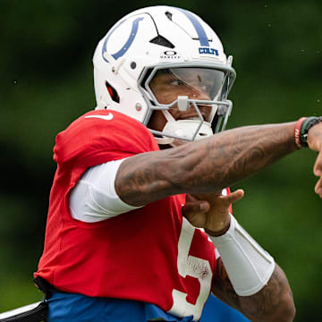 Indianapolis Colts quarterback Anthony Richardson views this as more of an internal competition. 