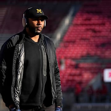 Michigan Wolverines head coach Sherrone Moore 