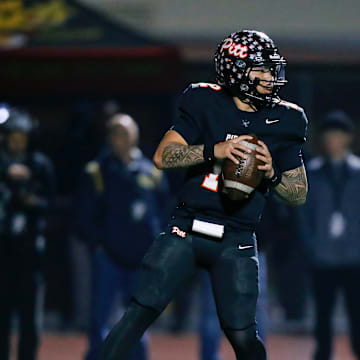 Pittsburg senior quarterback Marley Alcantara may stand only 5 feet, 7 inches, but his game actually bettered the play of 5-star junior quarterback Ryder Lions in a wild 28-27 Northern California Division 1-AA Regional final at Pittsburg High on 12-6-2024