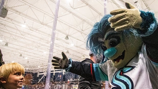 Seattle Kraken mascot Buoy