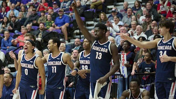 Gonzaga men's basketball team. 