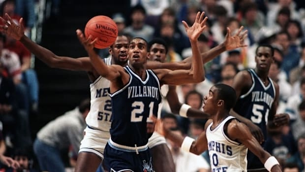 Villanova's Harold Pressley during the Final Four in March of 1985.