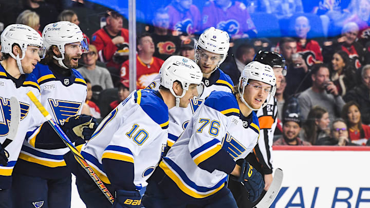 St Louis Blues v Calgary Flames