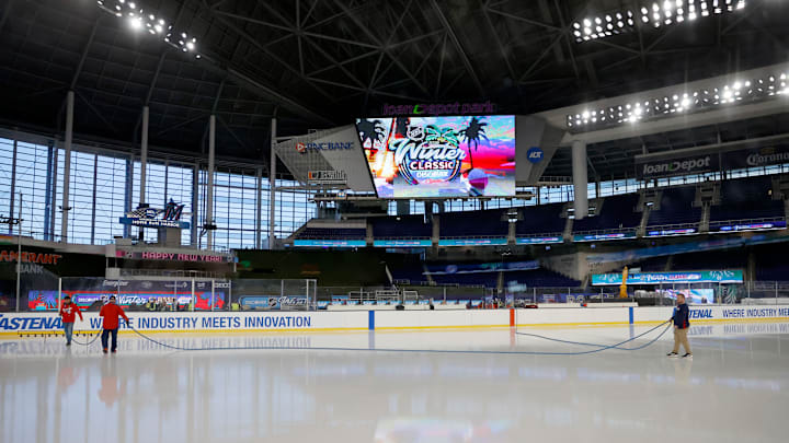 2026 Discover NHL Winter Classic - Rink Build Out