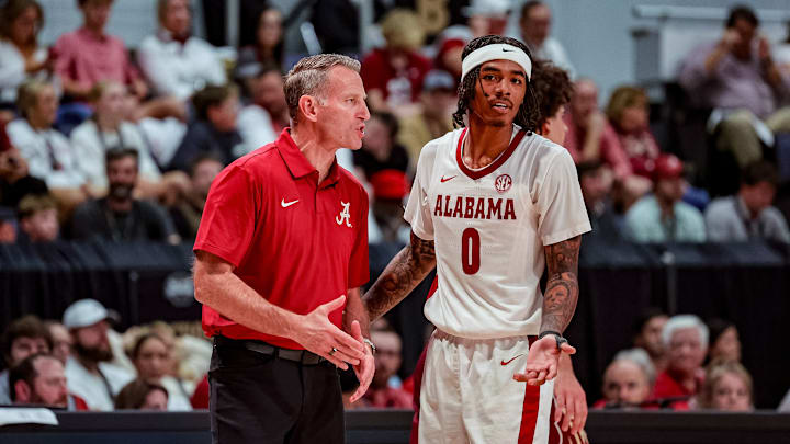 Nate Oats and Labaron Philon of the Alabama Crimson Tide