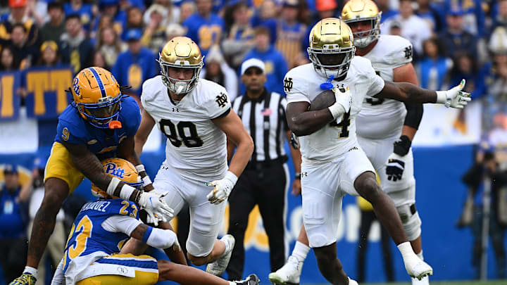 Notre Dame running back Jeremiyah Love