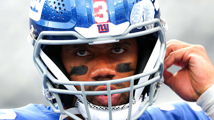 Russell Wilson with the New York Giants