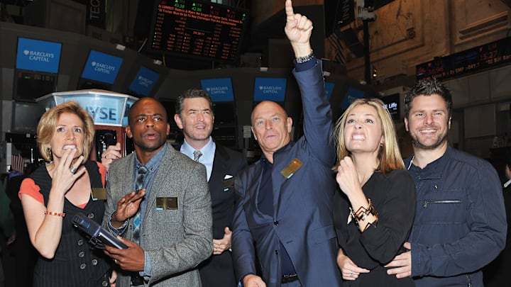 Cast Of "Psych" Rings The New York Stock Exchange Opening Bell