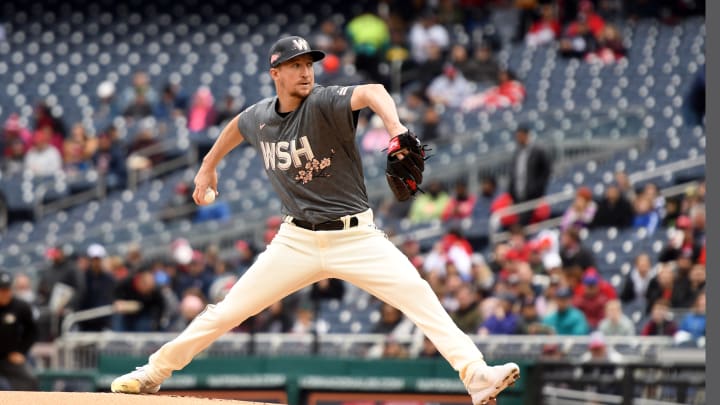 Washington Nationals pitcher Erick Fedde.