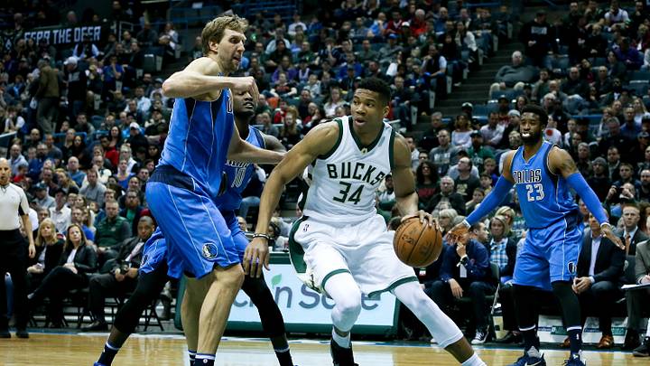 Dallas Mavericks, Giannis Antetokounmpo, Dirk Nowitzki