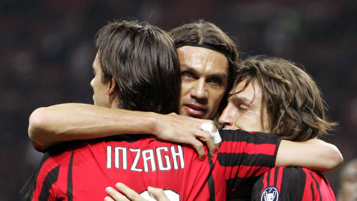 Andrea Pirlo, Paolo Maldini, Filippo Inzaghi