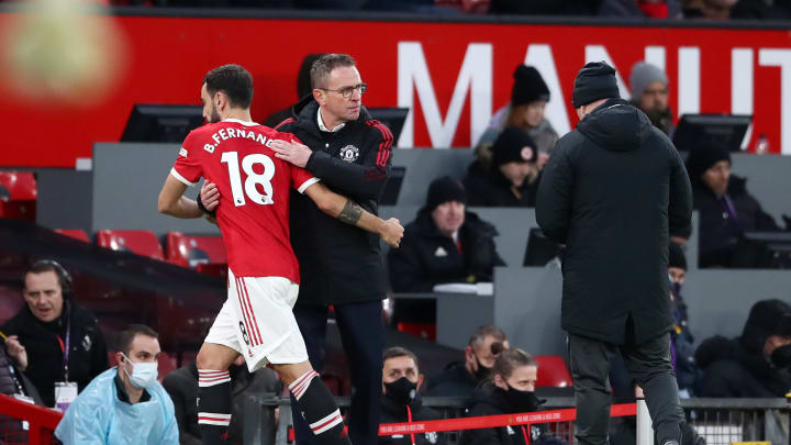 Bruno Fernandes & Ralf Rangnick Bruno Fernandes & Ralf Rangnick