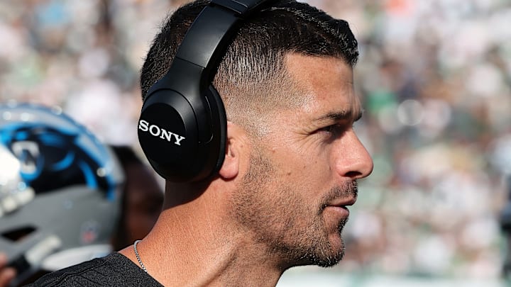 Carolina Panthers head coach Dave Canales