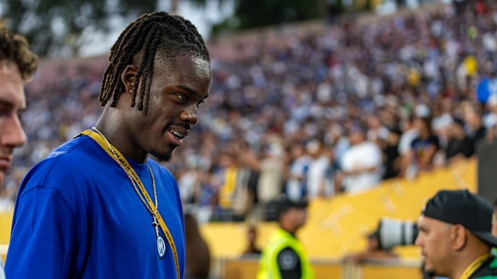 Innenverteidiger Yann Bisseck von Inter Mailand Innenverteidiger Yann Bisseck von Inter Mailand