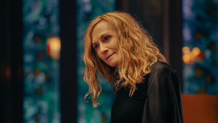 Holly Hunter as Captain Nahla Ake in season 1, episode 5, of Star Trek: Starfleet Academy streaming on Paramount+. Photo Credit: Brooke Palmer/Paramount+