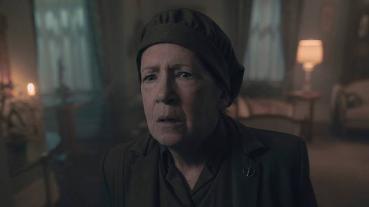THE HANDMAID'S TALE - “Devotion” - June struggles to save her loved ones. Commander Lawrence welcomes diplomats to New Bethlehem. Aunt Lydia searches for Janine. (Disney/Steve Wilkie)
ANN DOWD