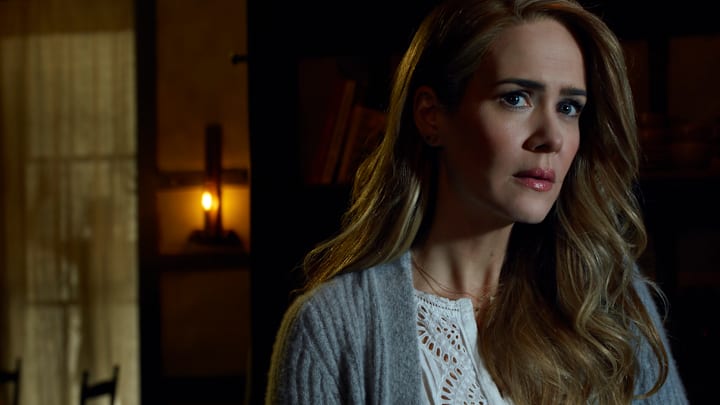 AMERICAN HORROR STORY: ROANOKE -- Pictured: Sarah Paulson as Shelby. CR: Frank Ockenfels/FX