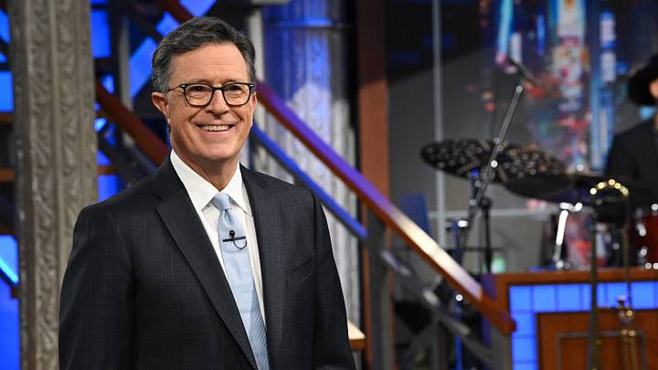 The Late Show with Stephen Colbert and guest Joe Dombrowski during Tuesday’s September 2, 2025 show. Photo: Scott Kowalchyk ©2025 CBS Broadcasting Inc. All Rights Reserved.