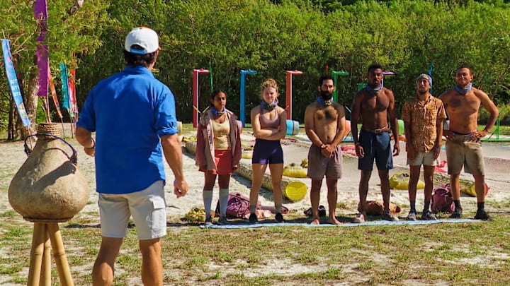 “Icarus Time” – Castaways must decide between choosing heart over head as they enter the final six and last stage of the game. Letters from home feed the soul and strengthen bonds during this week’s reward at the sanctuary. Then, two castaways orchestrate a particularly convincing ruse, escalating the remaining tribe’s paranoia on SURVIVOR, Wednesday, May 14 (8:00-9:30 PM, ET/PT) on the CBS Television Network, and available to stream on Paramount+ (live and on-demand for Paramount+ with SHOWTIME