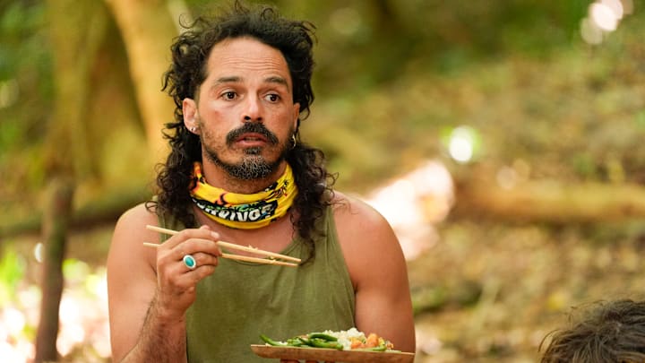 “That’s Not How I Play Survivor” – Feelings of betrayal hit an all-time high following a historic Blood Moon tribal that featured three eliminations. One person is selected to go on a journey with the potential to earn an advantage. Then, a schoolyard pick at this week’s challenge leads one team to reward and one individual to immunity, on SURVIVOR 50. Photo: Robert Voets/CBS ©2025 CBS Broadcasting, Inc. All Rights Reserved.