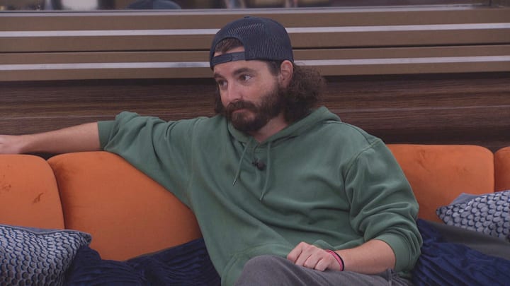 BIG BROTHER Tuesday October 10, (8:00 – 9:00 PM ET/PT on the CBS Television Network and live streaming on Paramount+ and PlutoTV. Pictured: Cameron Hardin. Photo: CBS ©2023 CBS Broadcasting, Inc. All Rights Reserved. Highest quality screengrab available.