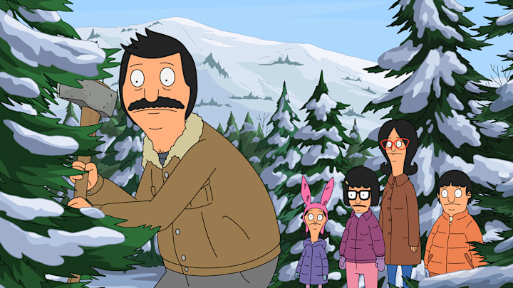 BOB'S BURGERS: When the power goes out two days before Christmas, The Belchers must spend the holiday at Mr. Fischoeder's family's old hunting lodge in the "The Nightmare 2 Days Before Christmas" episode of BOB'S BURGERS airing Sunday, Dec 17 (9:00-9:30 PM ET/PT) on FOX. BOBS BURGERS © 2023 by 20th Television. Image Credit to Fox. 
