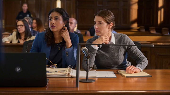 ACCUSED: L-R: Vella Lovell and Cobie Smulders in the "Val's Story" episode of ACCUSED airing Tuesday, Nov 26 (8:00-9:00 PM ET/PT) on FOX. © 2024 Fox Media LLC.