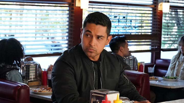 “Hardboiled” – Torres receives intel from a confidential informant regarding top secret naval information that’s at risk of being sold, on the CBS Original series NCIS, Monday, Dec. 2 (9:00-10:00 PM, ET/PT) on the CBS Television Network, and streaming on Paramount+ (live and on-demand for Paramount+ with SHOWTIME subscribers, or on-demand for Paramount+ Essential subscribers the day after the episode airs)*. Pictured (L-R): Wilmer Valderrama as NCIS Special Agent Nicholas “Nick” Torres.