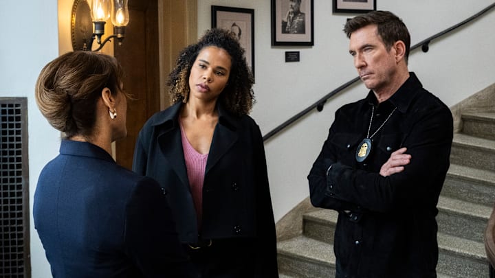 “Pageantry” – When an international beauty queen is killed on live television, the Fugitive Task Force heads to Philadelphia to hunt down the killer. Meanwhile, Hana senses that Ethan is hiding something, on FBI: MOST WANTED, Tuesday, Dec. 3 (10:00-11:00 PM, ET/PT) on the CBS Television Network, and streaming on Paramount+ (live and on demand for Paramount+ with SHOWTIME subscribers, or on demand for Paramount+ Essential subscribers the day after the episode airs). Pictured (L-R): Roxy Sternberg
