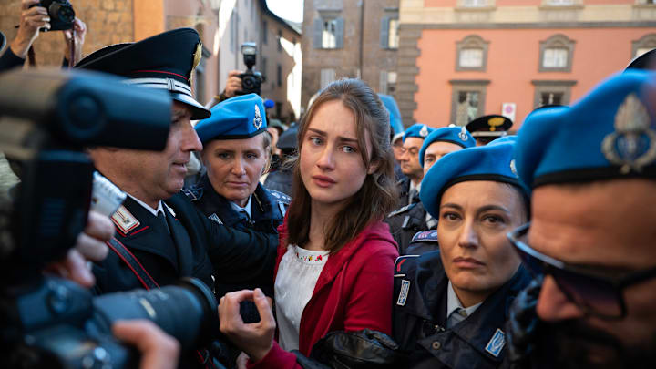 THE TWISTED TALE OF AMANDA KNOX - “First Look” - A limited series inspired by the story of how Amanda Knox was wrongfully convicted for the tragic murder of her roommate Meredith Kercher and her sixteen-year odyssey to set herself free. (Disney/Andrea Miconi)
GRACE VAN PATTEN
