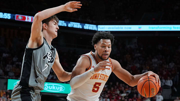 Iowa State Cyclones forward Joshua Jefferson (5) 