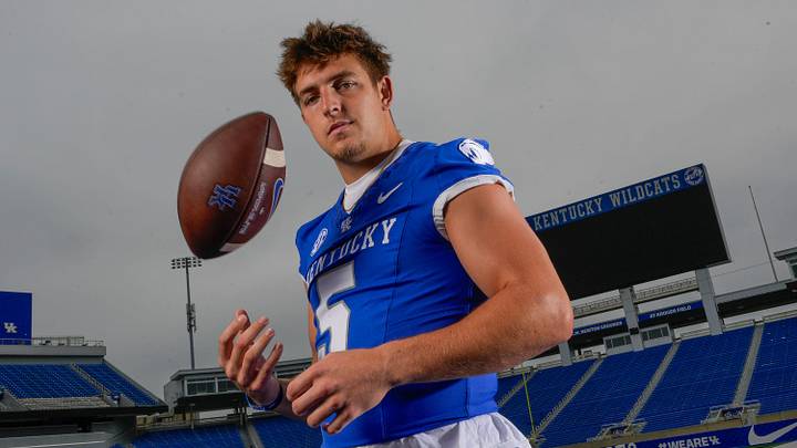 Kentucky Wildcat quarterback Zach Calzada. Friday, August 1, 2025