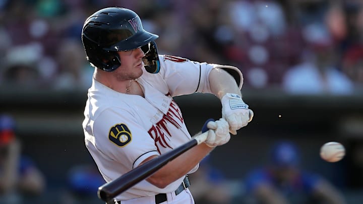 Wisconsin Timber Rattlers’ Luke Adams (28) against South Bend during their baseball game on Tuesday, June 25, 2024 at Neuroscience Group Field at Fox Cities Stadium in Grand Chute, Wis. South band defeated Wisconsin 8-4.
Wm. Glasheen USA TODAY NETWORK-Wisconsin