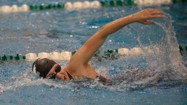 Emma Inch from Harrison/Farmington i the 200 freestyle at the Division 1 girls swimming and diving championships held at Eastern University Nov. 17, 2018.

Dsc9422