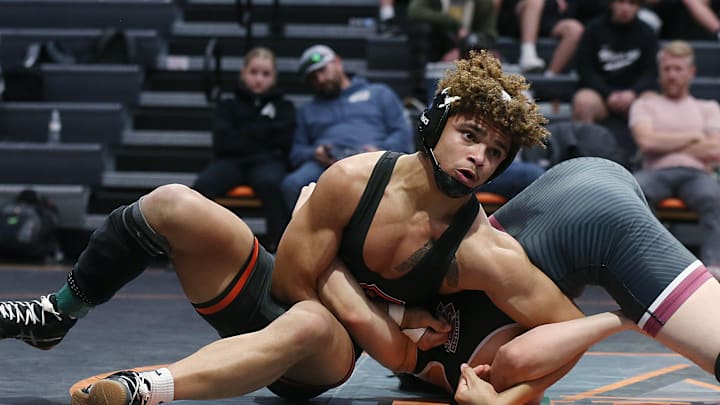 Jabari Hinson of Ames has committed to wrestle at Arizona State next year.
