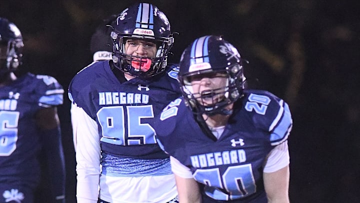 Hoggard beat Rolesville 40-14 in Round 3 of the 2025 NCHSAA playoffs Friday Nov. 22, 2025 in Wilmington, N.C.