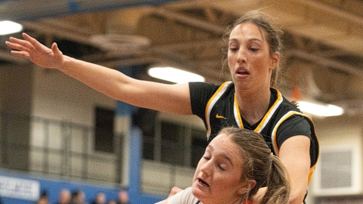 Girls basketball Shore Conference Tournament quarterfinals takes place at Holmdel High School on Saturday, February 14, 2026, in Holmdel, New Jersey. Trinity vs St. John Vianney.