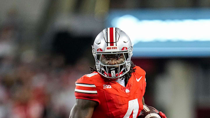 Jeremiah Smith and Ohio State are favored against Washington this weekend. Jeremiah Smith and Ohio State are favored against Washington this weekend.