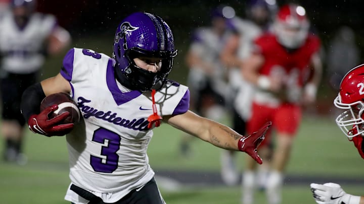 Fayetteville earned a bye in the first round of the Arkansas high school football playoffs.