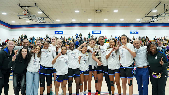 IMG Academy players and coaches pose after winning the 2025 Chipotle Nationals championship game in Indiana. IMG Academy players and coaches pose after winning the 2025 Chipotle Nationals championship game in Indiana.